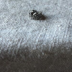 Tiara Crown Charm, Sterling Silver, Charm Bracelet Jewelry Making Supplies